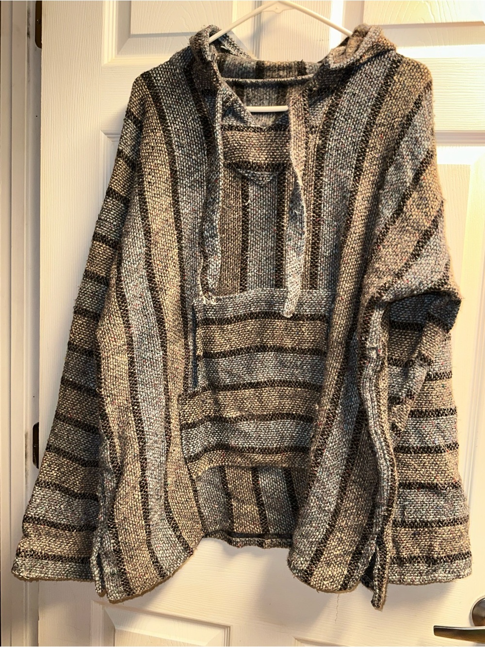 Striped Hooded Baja Sweatshirt